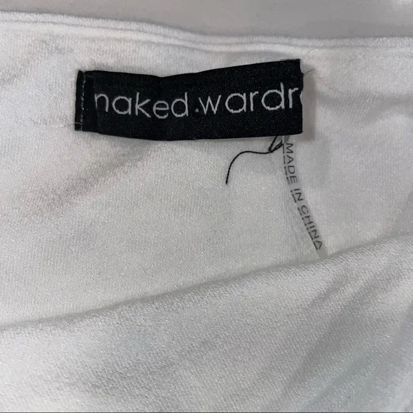 Naked Wardrobe White midi skirt - Picture 3 of 3